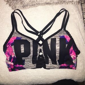 VS Pink Push Up Sports Bra